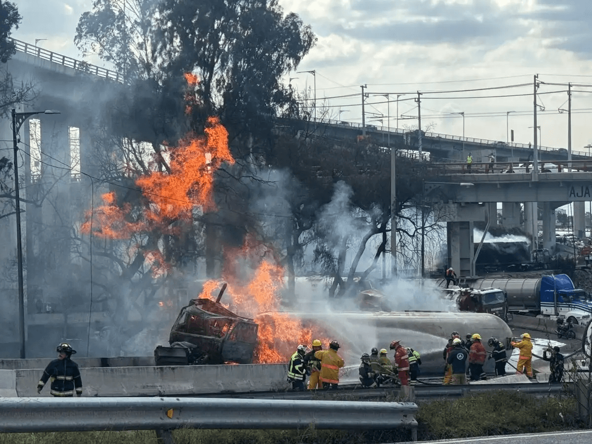 Explota pipa de gas en el Puente de la Concordia en Iztapalapa, deja al menos 57 personas lesionadas